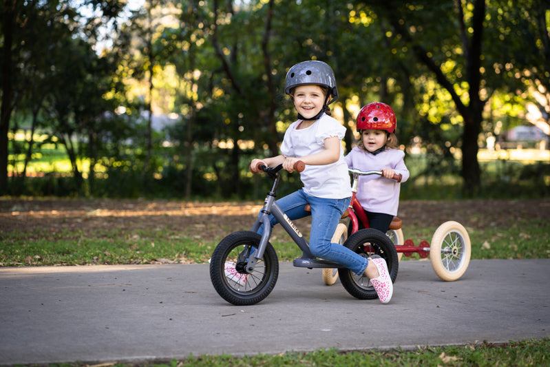 Kids Bike Helmet Vintage Grey – CoConuts | Children’s Helmet NZ
