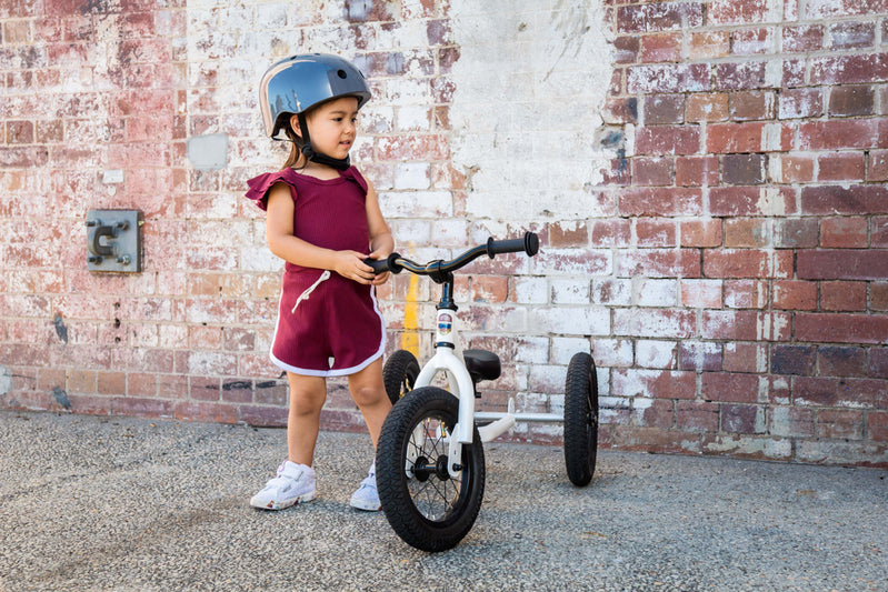 Kids Bike Helmet Vintage Grey – CoConuts | Children’s Helmet NZ