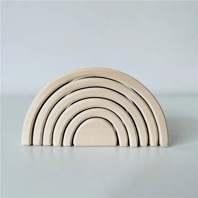 Wooden Rainbow Stacker
