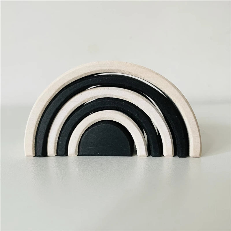 Wooden Rainbow Stacker
