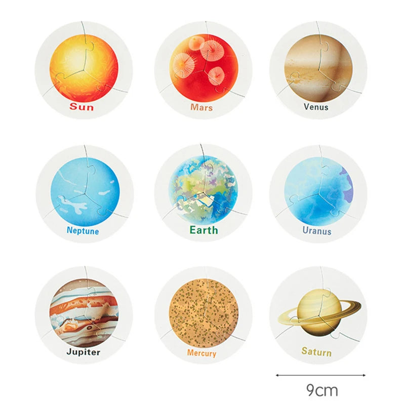 Solar System Wooden Puzzle Set