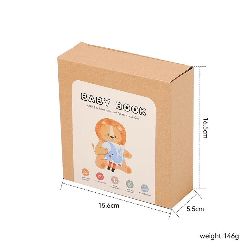 Soft Sensory Animal Cloth Book