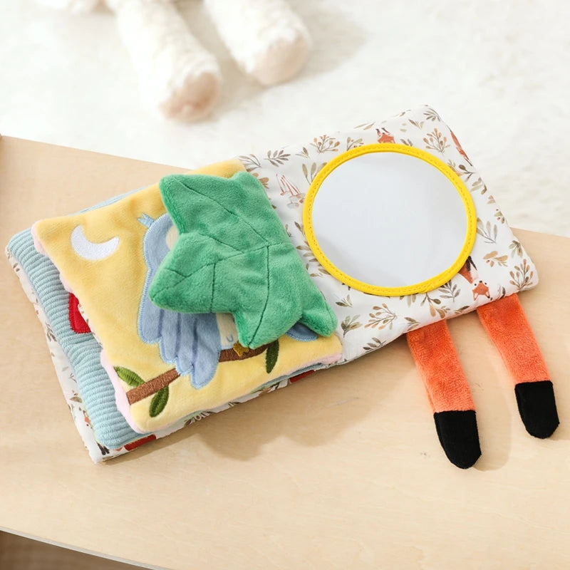 Soft Sensory Animal Cloth Book