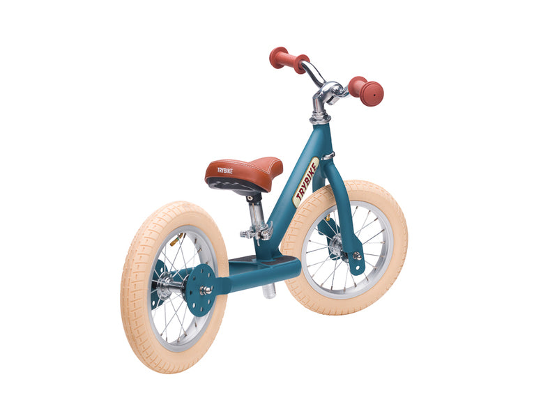 Blue Vintage Balance Bike & Trike – Trybike | Balance Bike NZ