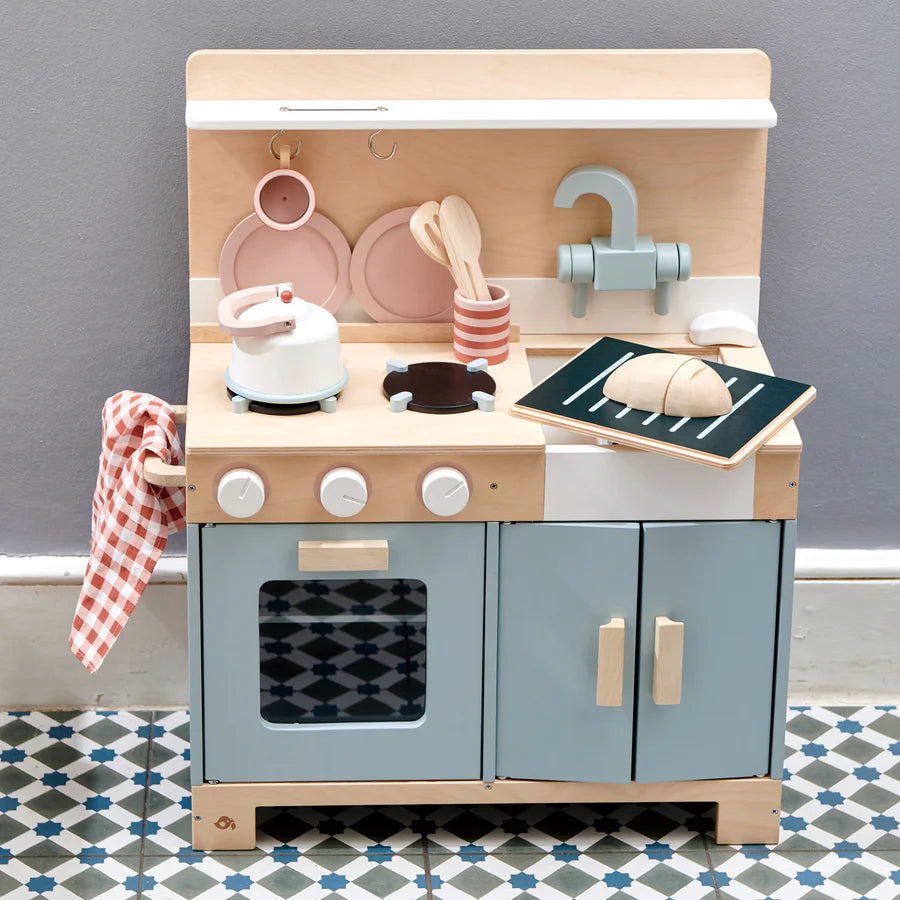 Mini Chef Wooden Play Kitchen - Tender Leaf Toys | Wooden Toy NZ