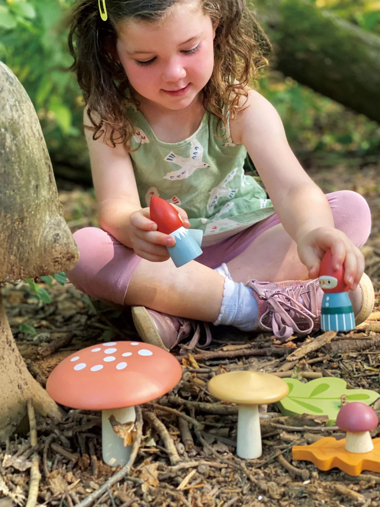 Woodland Gnome Family Playset – Tender Leaf Toys | Wooden Toy NZ