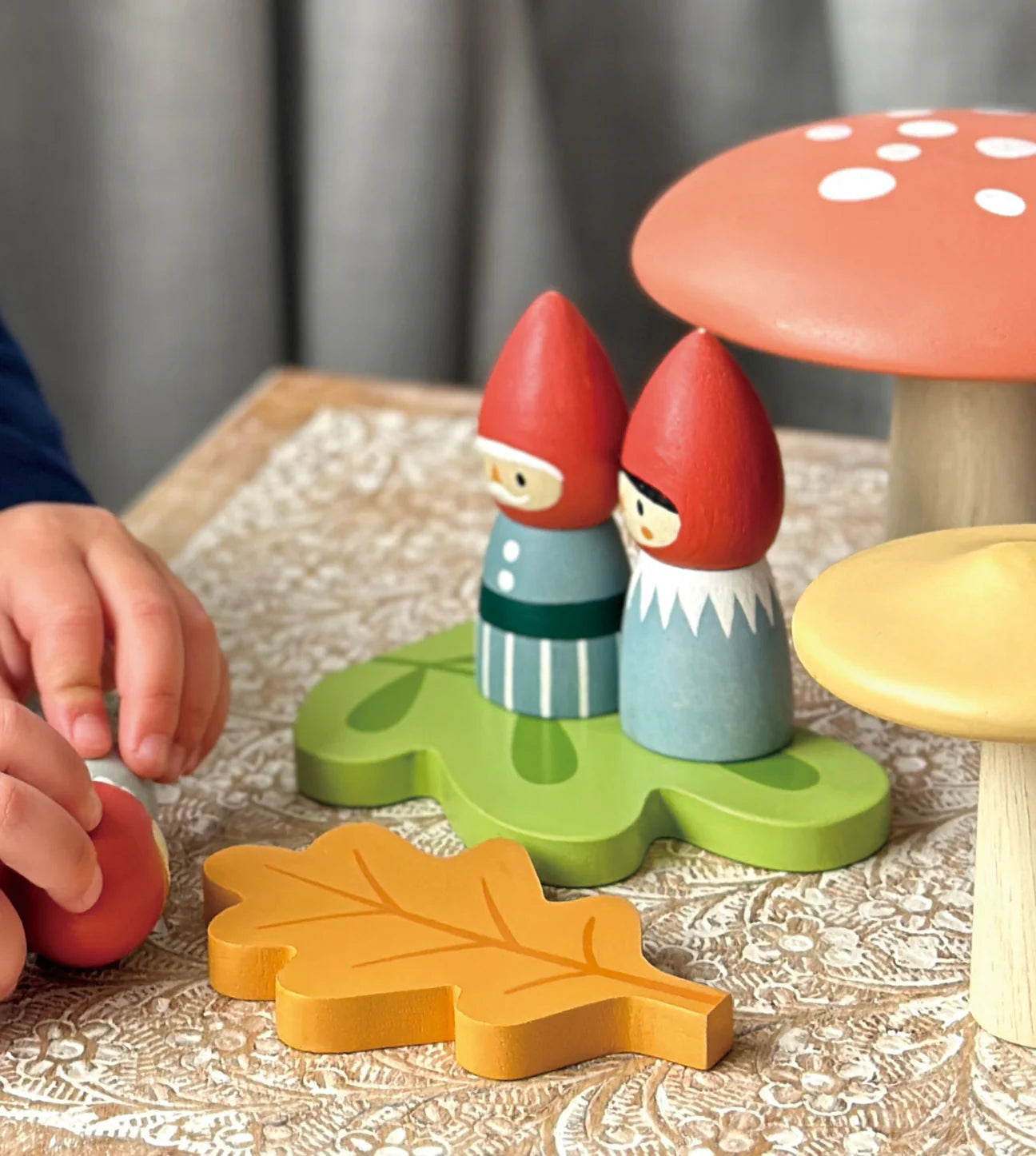 Woodland Gnome Family Playset – Tender Leaf Toys | Wooden Toy NZ