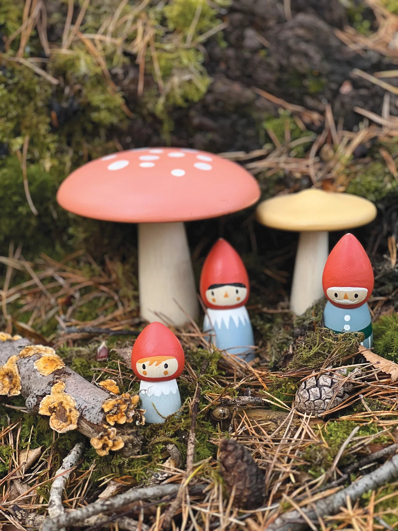 Woodland Gnome Family Playset – Tender Leaf Toys | Wooden Toy NZ