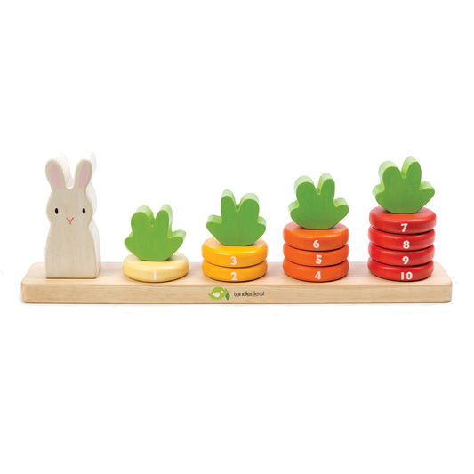Counting Carrots - Tender Leaf Toys | Wooden Toy NZ