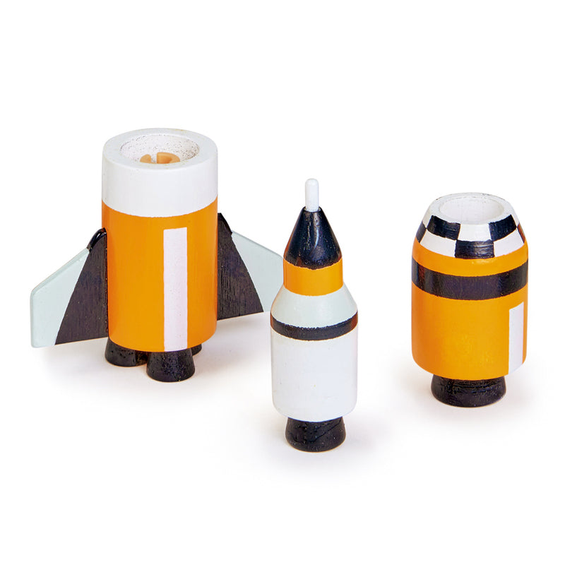 Wooden Space Voyager Vehicle Set - Tender Leaf Toys | Wooden Toys NZ