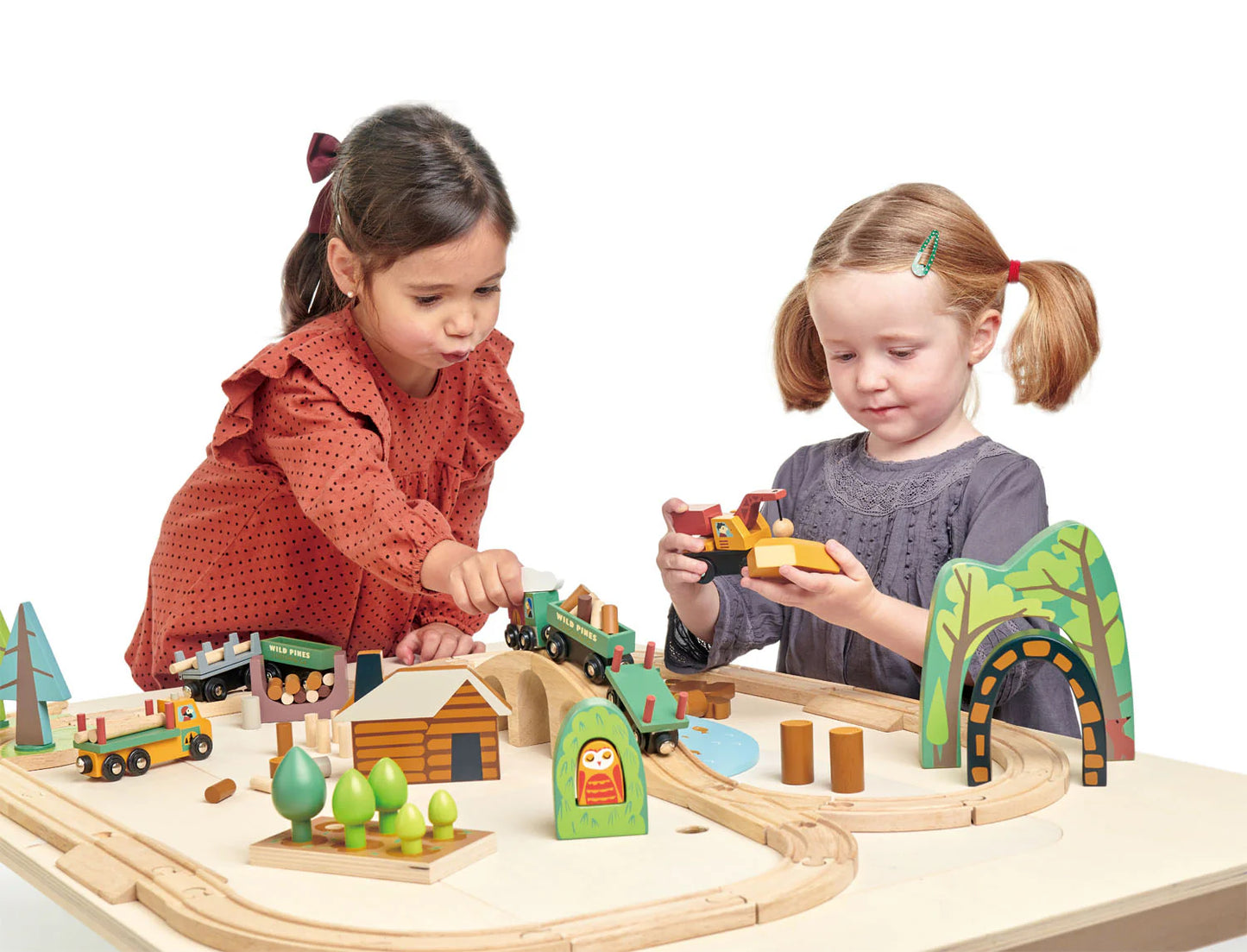 Wild Pines Wooden Train Set - Tender Leaf Toys | Wooden Toy NZ