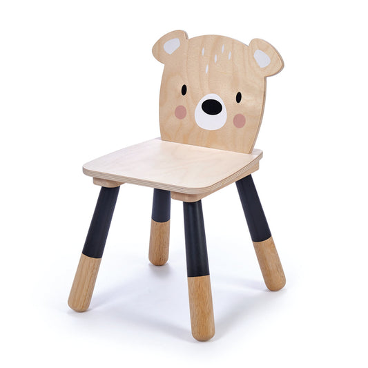 Wooden Forest Bear Chair - Tender Leaf Toys | Wooden Toys NZ