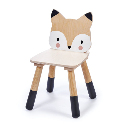Forest Fox Kids Wooden Chair - Tender Leaf Toys | Wooden Montessori Furniture