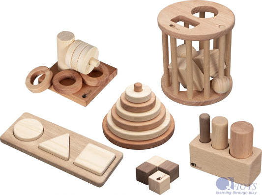 First Birthday Gift Set - QToys | Wooden Toys NZ