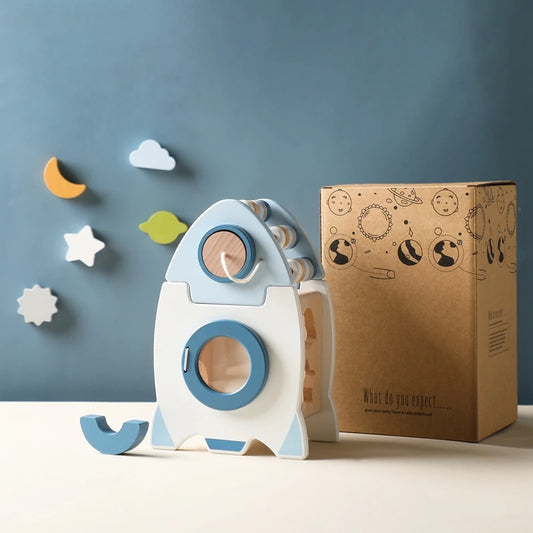 Wooden Rocket Activity Set