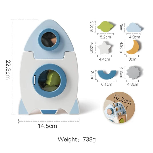 Wooden Rocket Activity Set