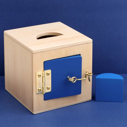 Montessori Wooden Lock Box