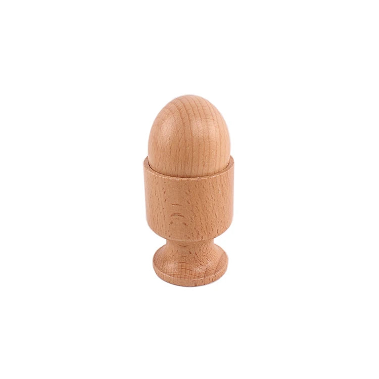 Montessori Egg Cup, Ball Cup, and Egg Stand Set
