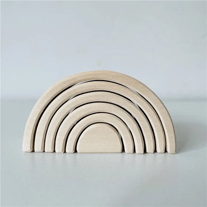 Wooden Rainbow Stacker