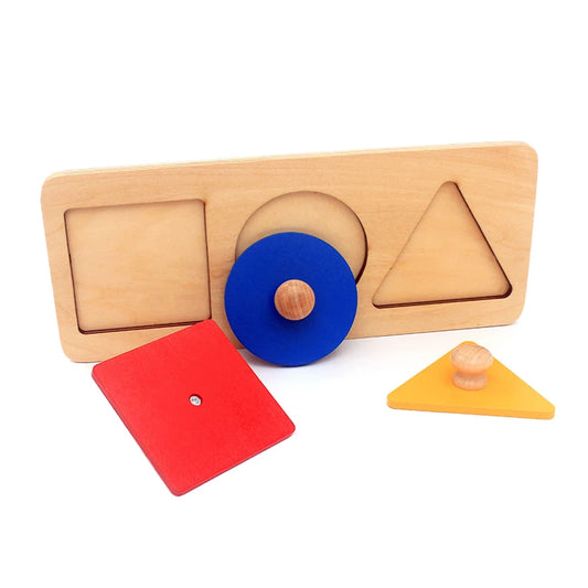 Montessori Wooden Knobbed Puzzle