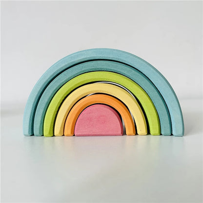 Wooden Rainbow Stacker