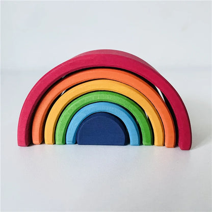 Wooden Rainbow Stacker
