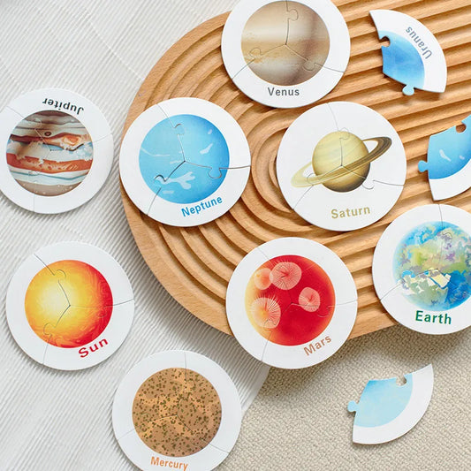 Solar System Wooden Puzzle Set