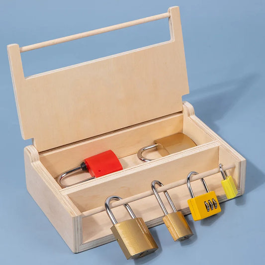 Montessori Lock & Key Box - Practical-Life Activity