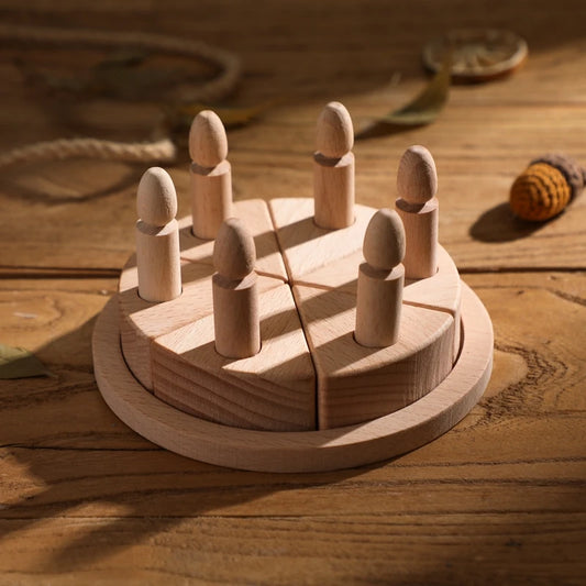 Wooden Birthday Cake Play Set