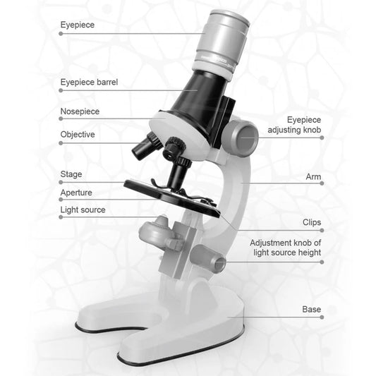 Kids Discovery LED Microscope Set – 100× | 400× | 1200×