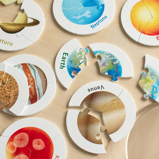 Solar System Wooden Puzzle Set