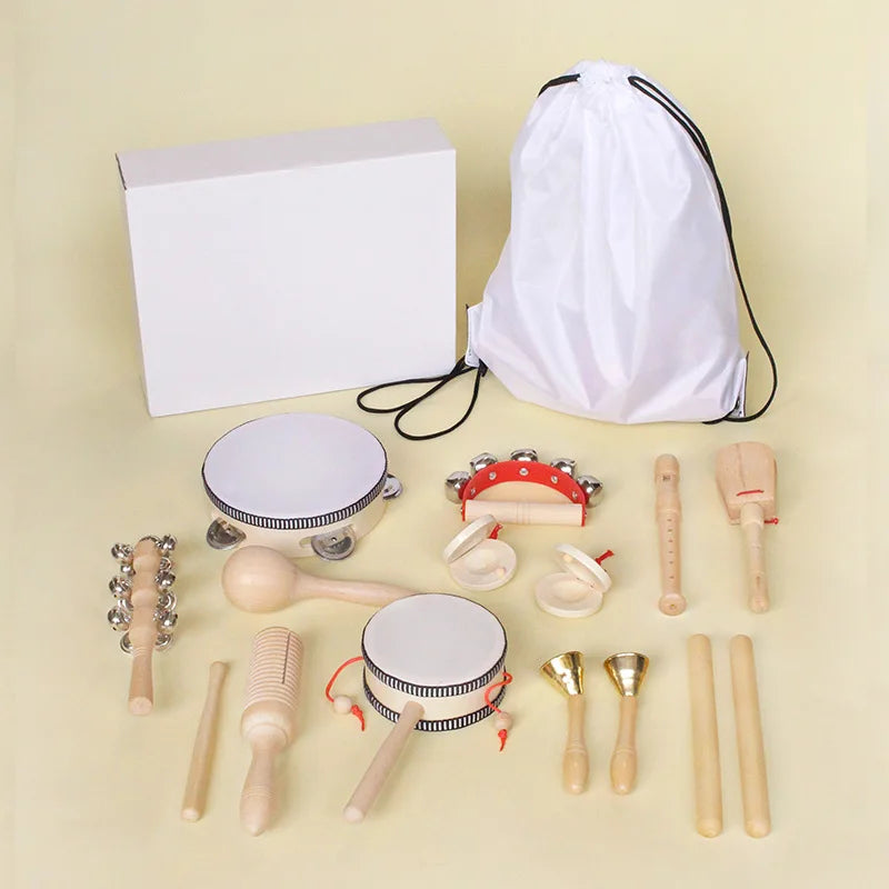 Wooden Musical Instrument Set