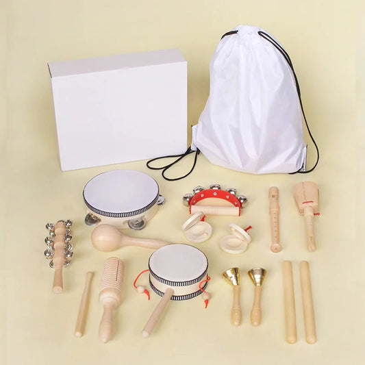 Wooden Musical Instrument Set