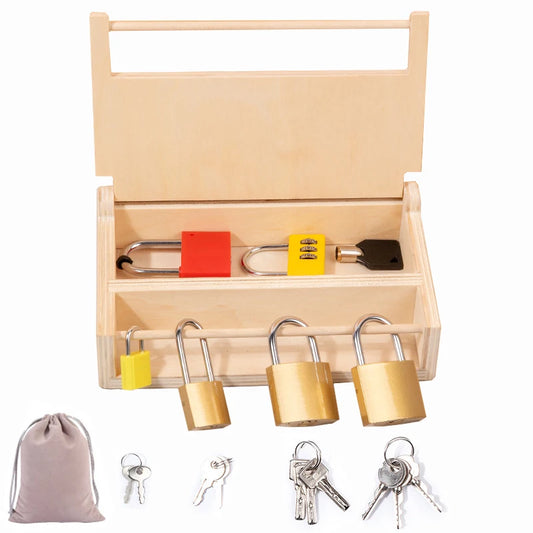 Montessori Lock & Key Box - Practical-Life Activity