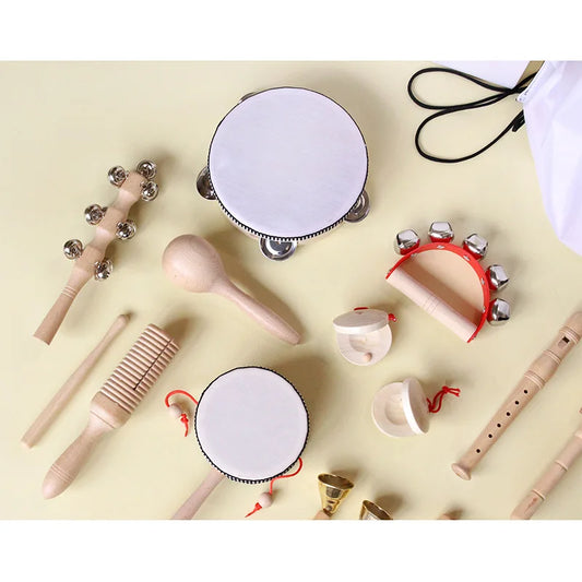 Wooden Musical Instrument Set