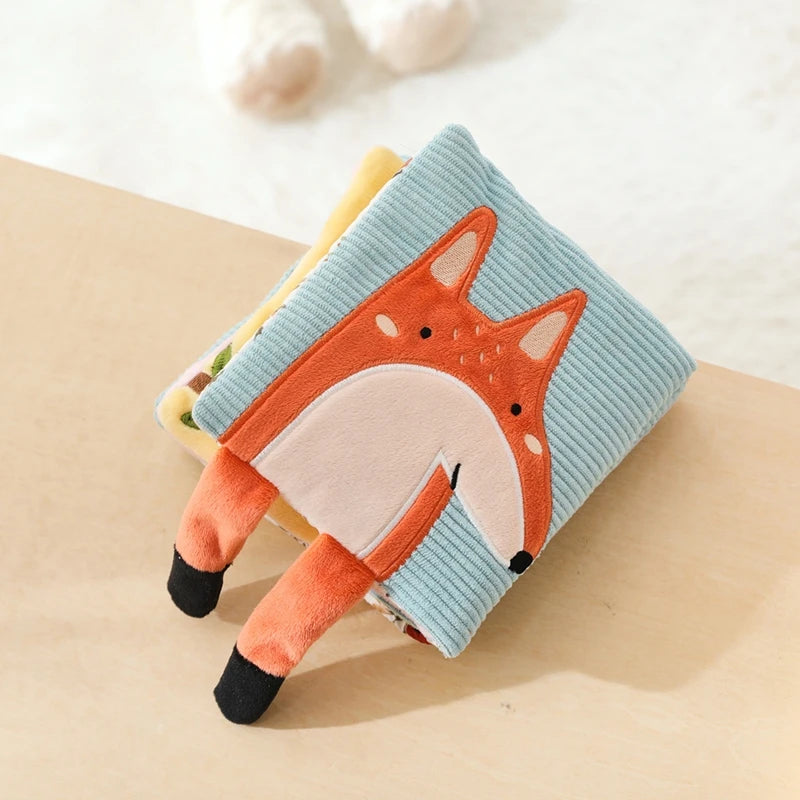 Soft Sensory Animal Cloth Book