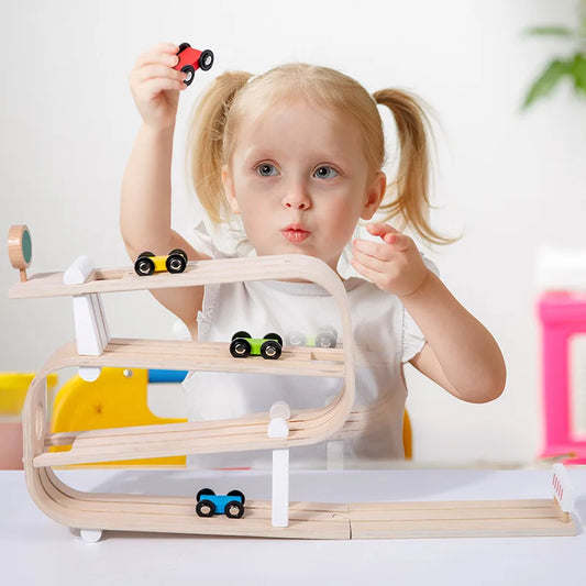 Wooden Gravity Racing Track
