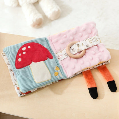 Soft Sensory Animal Cloth Book