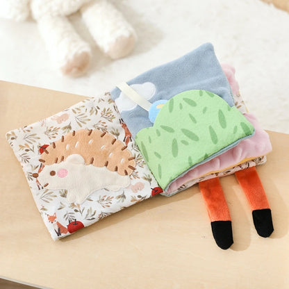 Soft Sensory Animal Cloth Book