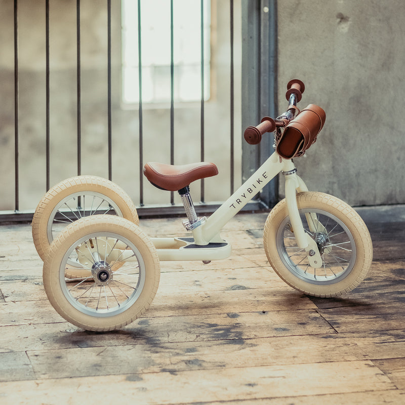 Cream Vintage Balance Bike & Trike – Trybike Steel | Balance Bike NZ