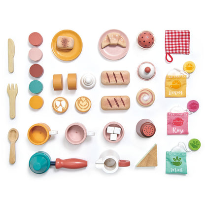 Mini Chef Bird’s Nest Café Wooden Playset - Tender Leaf Toys | Pretend Play NZ