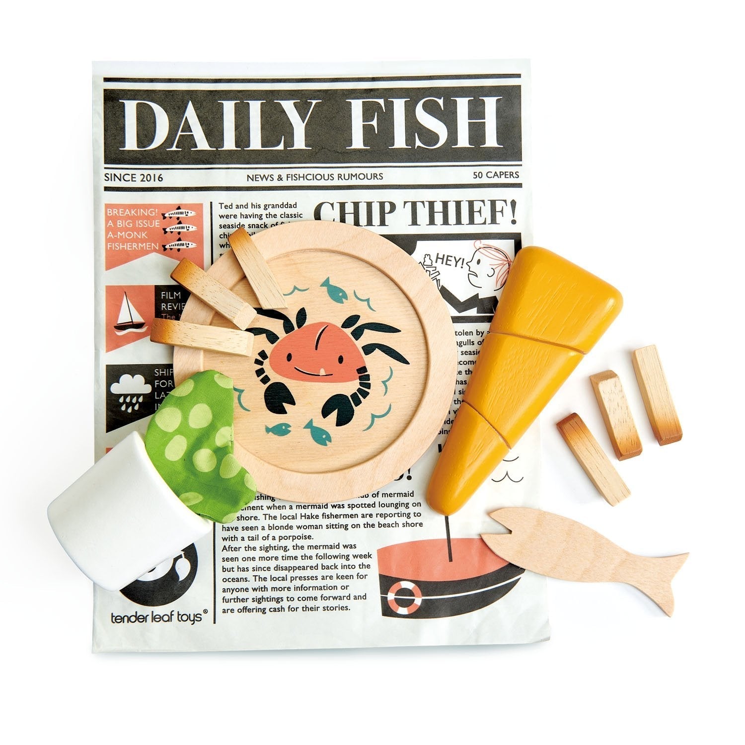 Tender Leaf Toys Fish and Chips Supper product view