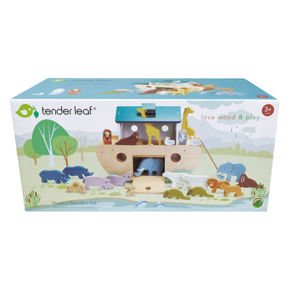 Tender Leaf Toys Noah's Wooden Ark detail or lifestyle view