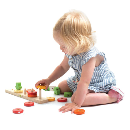 Counting Carrots - Tender Leaf Toys | Wooden Toy NZ