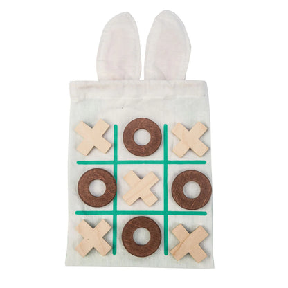 Wooden Bunny Tic Tac Toe Game - Tender Leaf Toys | Wooden Toy NZ