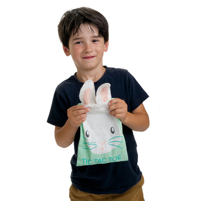 Wooden Bunny Tic Tac Toe Game - Tender Leaf Toys | Wooden Toy NZ