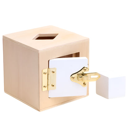 Montessori Wooden Lock Box