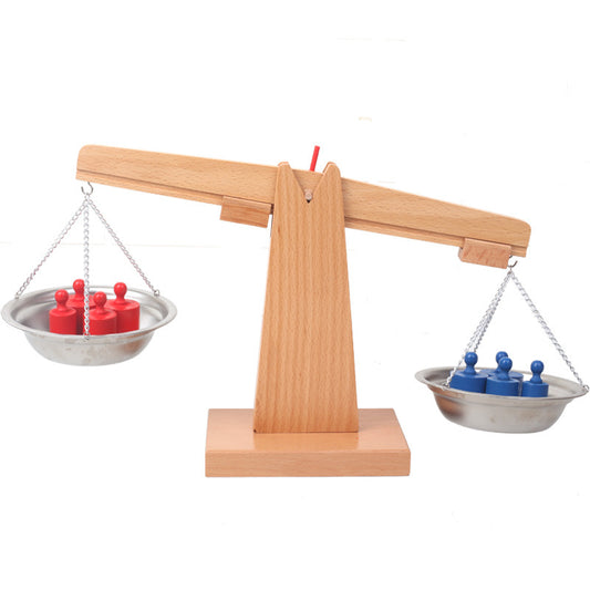 Montessori Balance Scale Set with 8 Weights