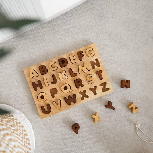 Literacy Puzzle Set - QToys | Wooden Toy NZ