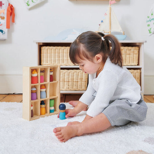 Happy Folk Wooden Peg People Hotel - Tender Leaf Toys | Wooden Toy NZ